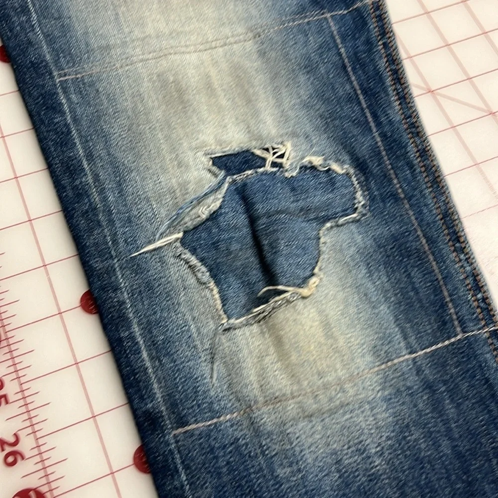 RAG & BONE "The Dre" Distressed Cotton Surfer Rep Wash Boyfriend Jean SZ 29 - Picture 5 of 16